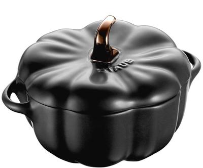 Ndoba na zapkn Staub Mini Cocotte Pumpkin Black