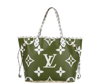 Kabelka Ltd. Ed. By the Pool Neverfull Pouch Green