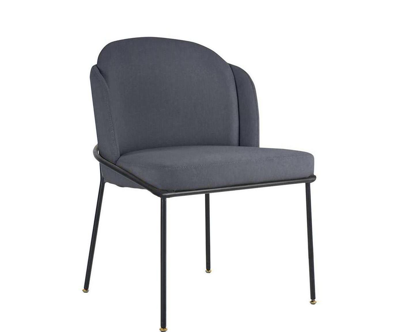 Krzesło „Polly Dark Grey”, 57 x 55 x 79 cm