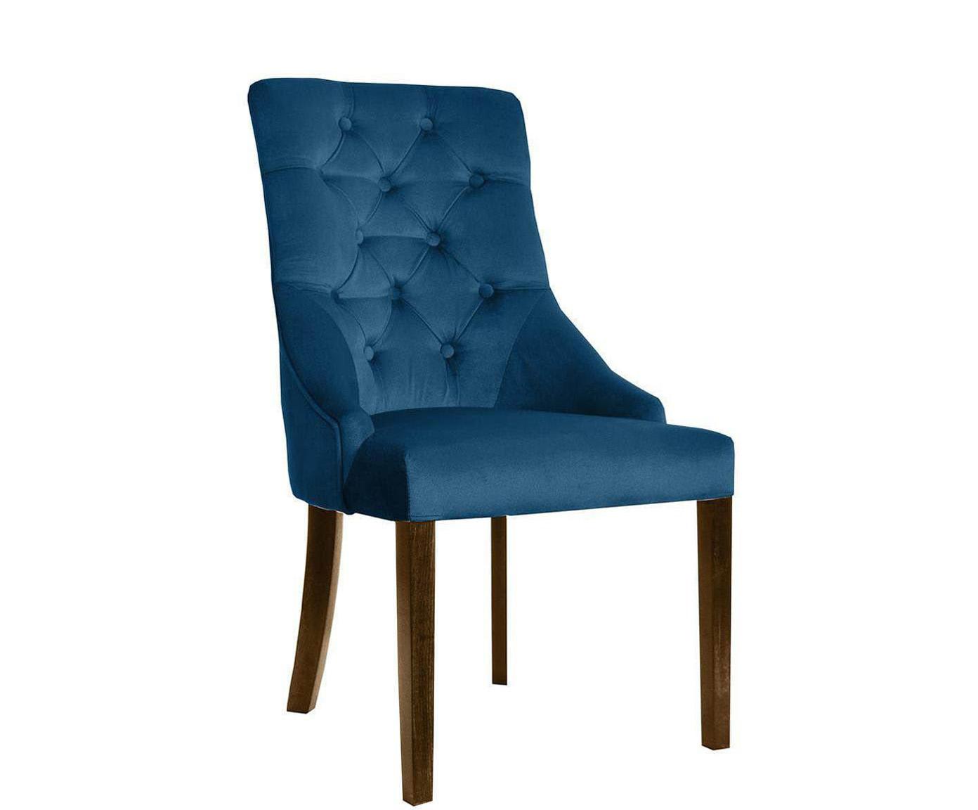 Krzesło „Madame Chesterfield Fuego Blue I”, 56 x 64 x 98 cm