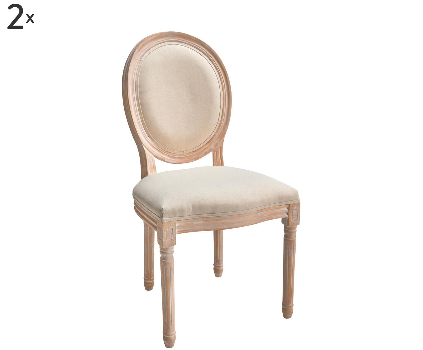 Komplet 2 krzeseł „Blasone”, 47 x 47 x 99 cm