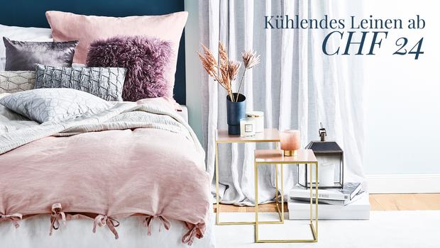 Leinen Bettwasche Ab Chf 24 Das Material Fur Den Sommer Westwing