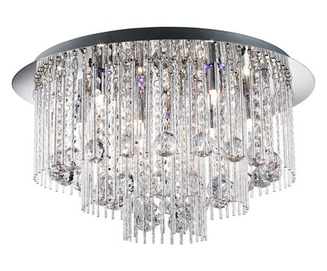 Plafoniere Acciaio E Cristallo : Cristalli di luce lampade glamour westwing