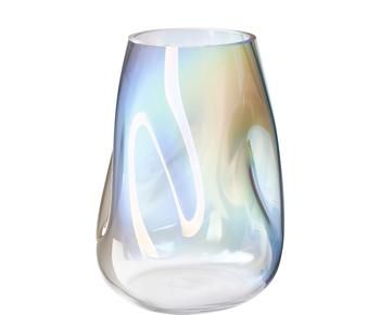 Mundgeblasene Glas-Vase Rainbow