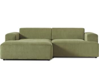 Sofa narożna 3-osobowa lewostronna „Melva”, 239 x 75 x 143 cm