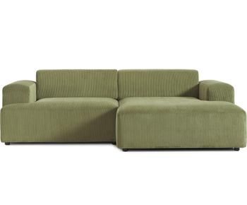 Sofa narożna 3-osobowa prawostronna „Melva”, 239 x 143 cm